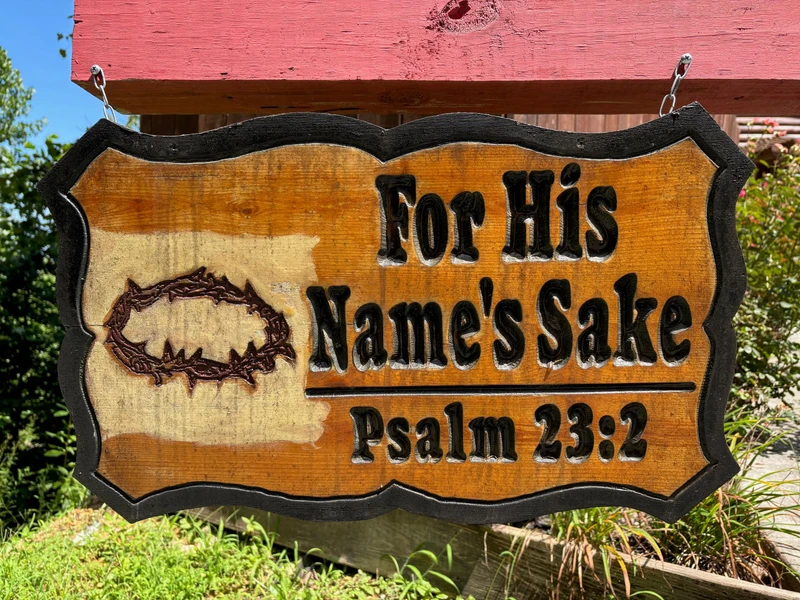 FOR HIS NAME'S SAKE