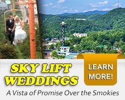 sky lift weddings gatlinburg