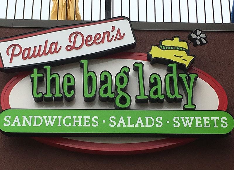 paula deen cafe the bag lady pigeon forge