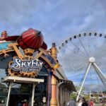 Skyfly ride at The Island in Pigeon Forge