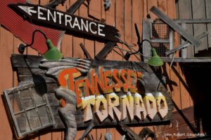 Tennessee Tornado roller coaster at Dollywood