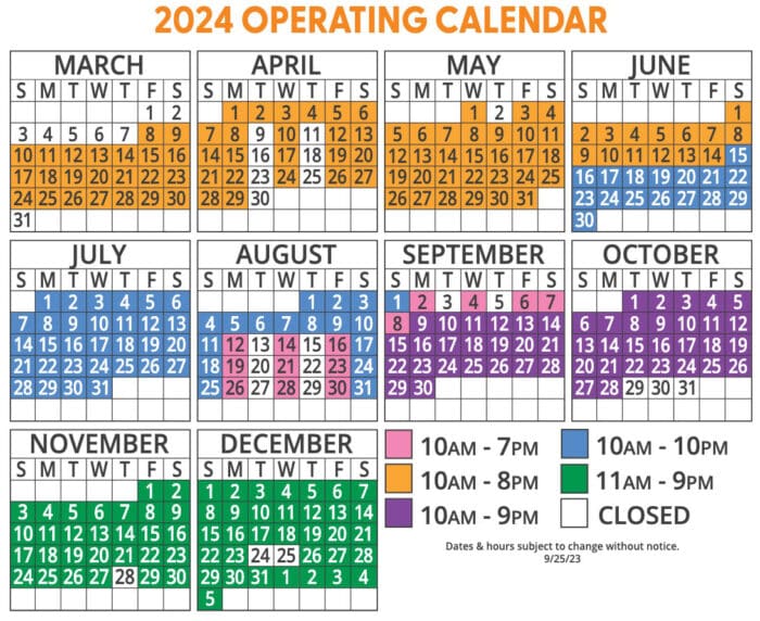 Dollywood Schedule 2024 and Guide Dates, Hours, Rides, Shows, etc